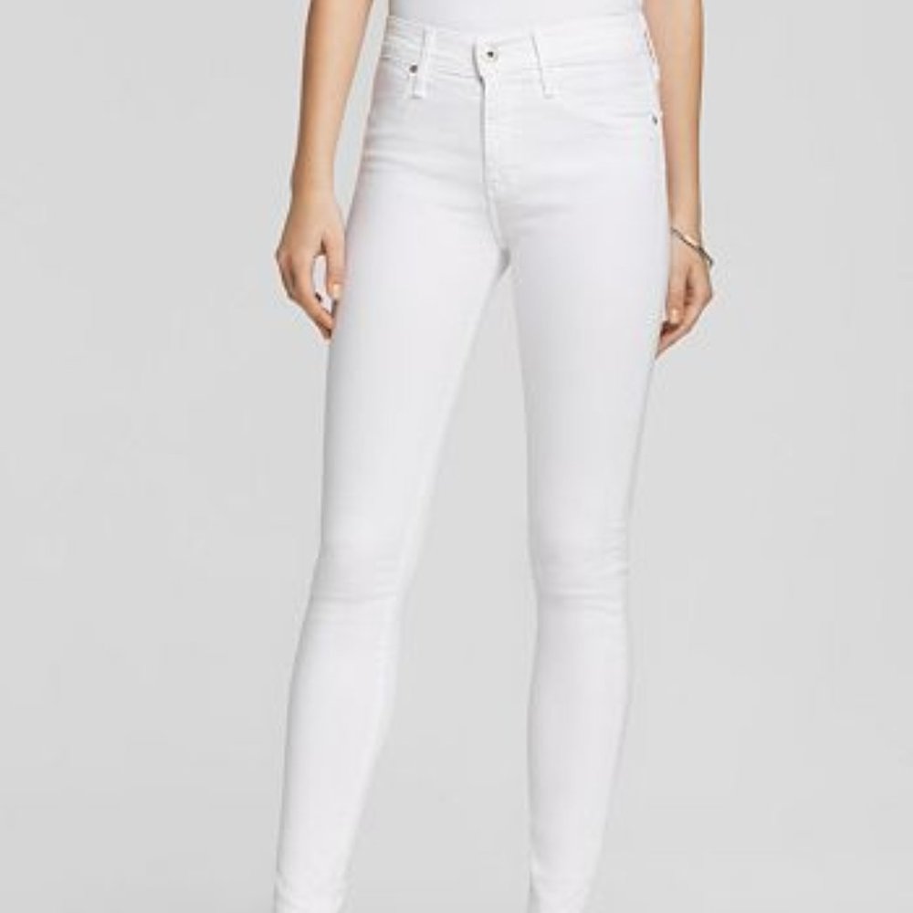 AG FARRAH JEANS WHITE